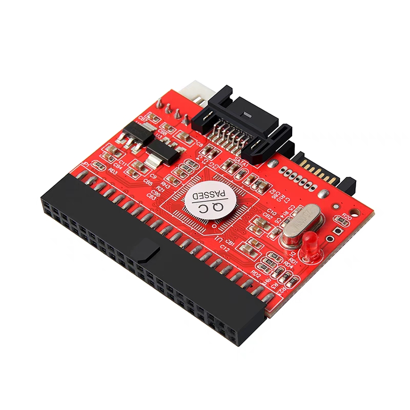 Tarjeta adaptadora IDE a SATA Convertidor SATA a IDE conversión bidireccional 100/133 Adaptador de disco duro/CD/DVD para PC