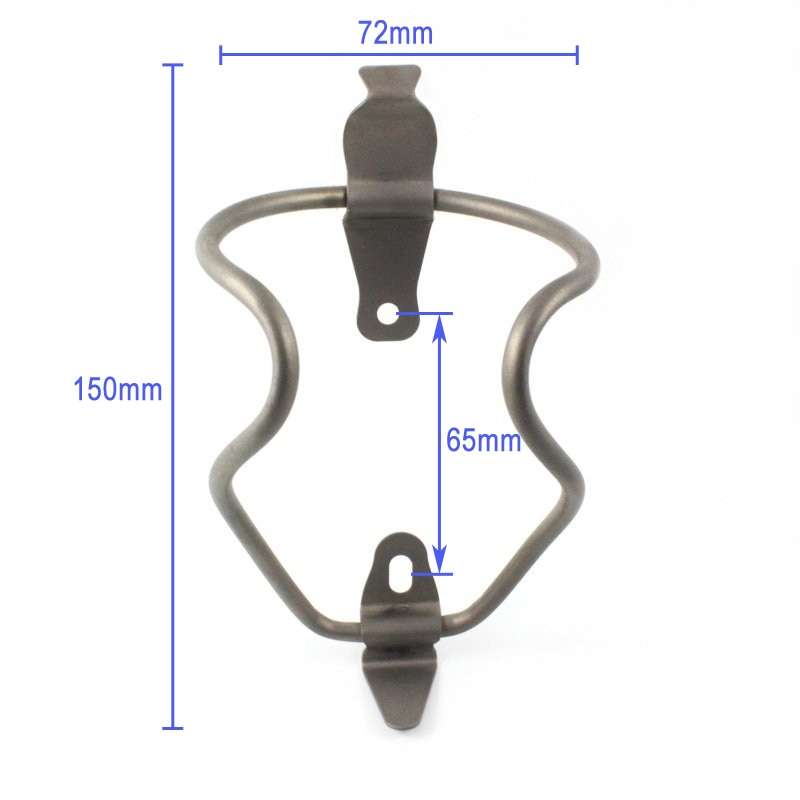 Titanium legering cykel flaskeholder mtb road cykel flaske bur cykling ultralet drikke holder vand flaske bur