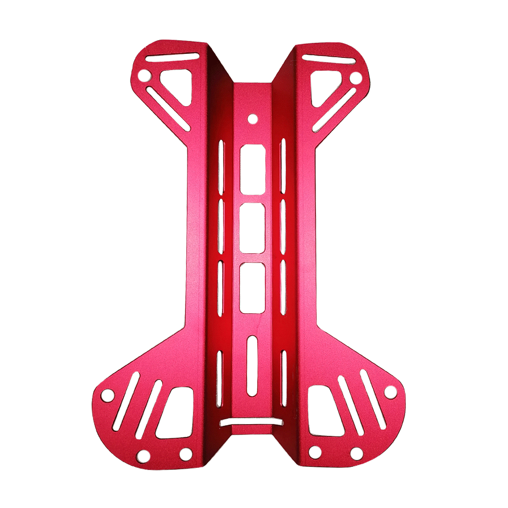 Placa trasera de aluminio para buceo, arnés BCD para submarinismo, placa trasera para deportes acuáticos