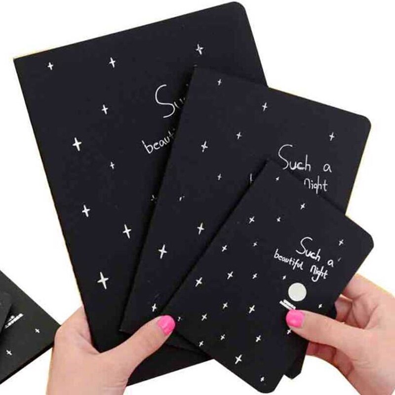 60 Page Sketchbook Diary For Drawing Painting Graffiti Soft Cover Black Paper Sketch Book Notebook Office School Supply: Small Black Card