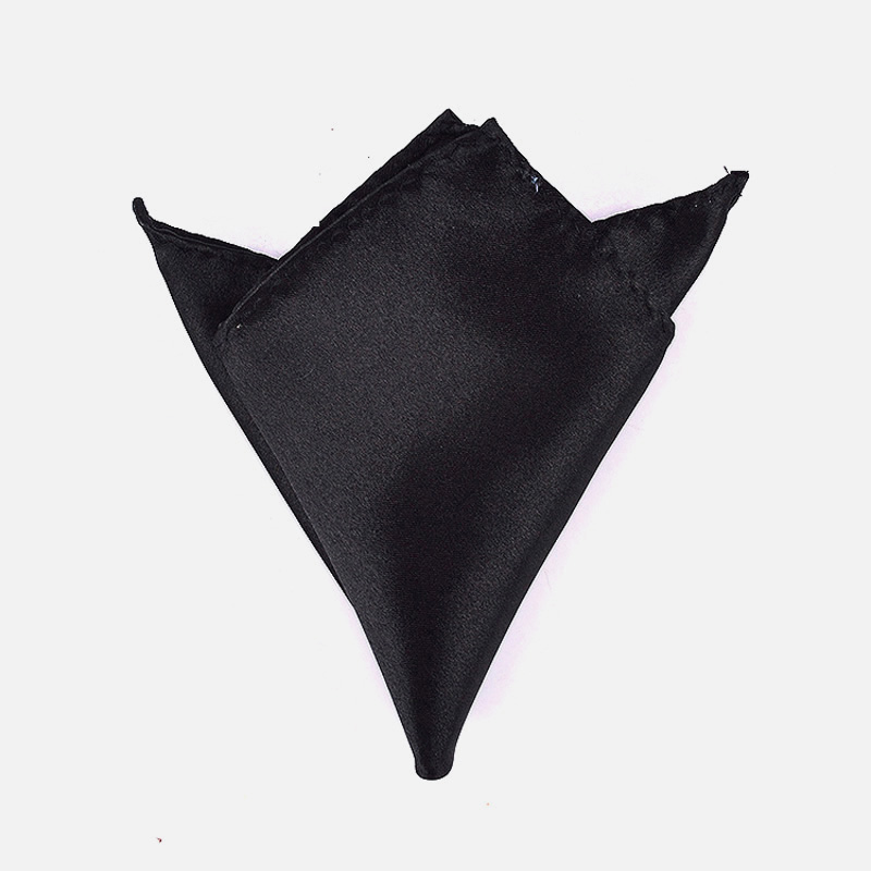 Lenço masculino de luxo, cor sólida, branco, preto, vermelho, lenço de poliéster, bolso de negócios, toalha de peito quadrada 22*22cm: ROXO ESCURO