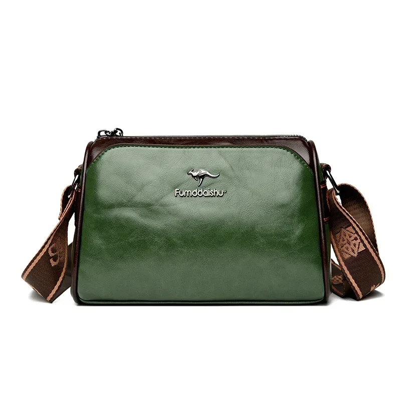 Femmes de en cuir souple sacs à bandoulière de luxe sacs à main de créateur Sac à bandoulière dames Vintage messager déplacements Sac A Main: Bleu