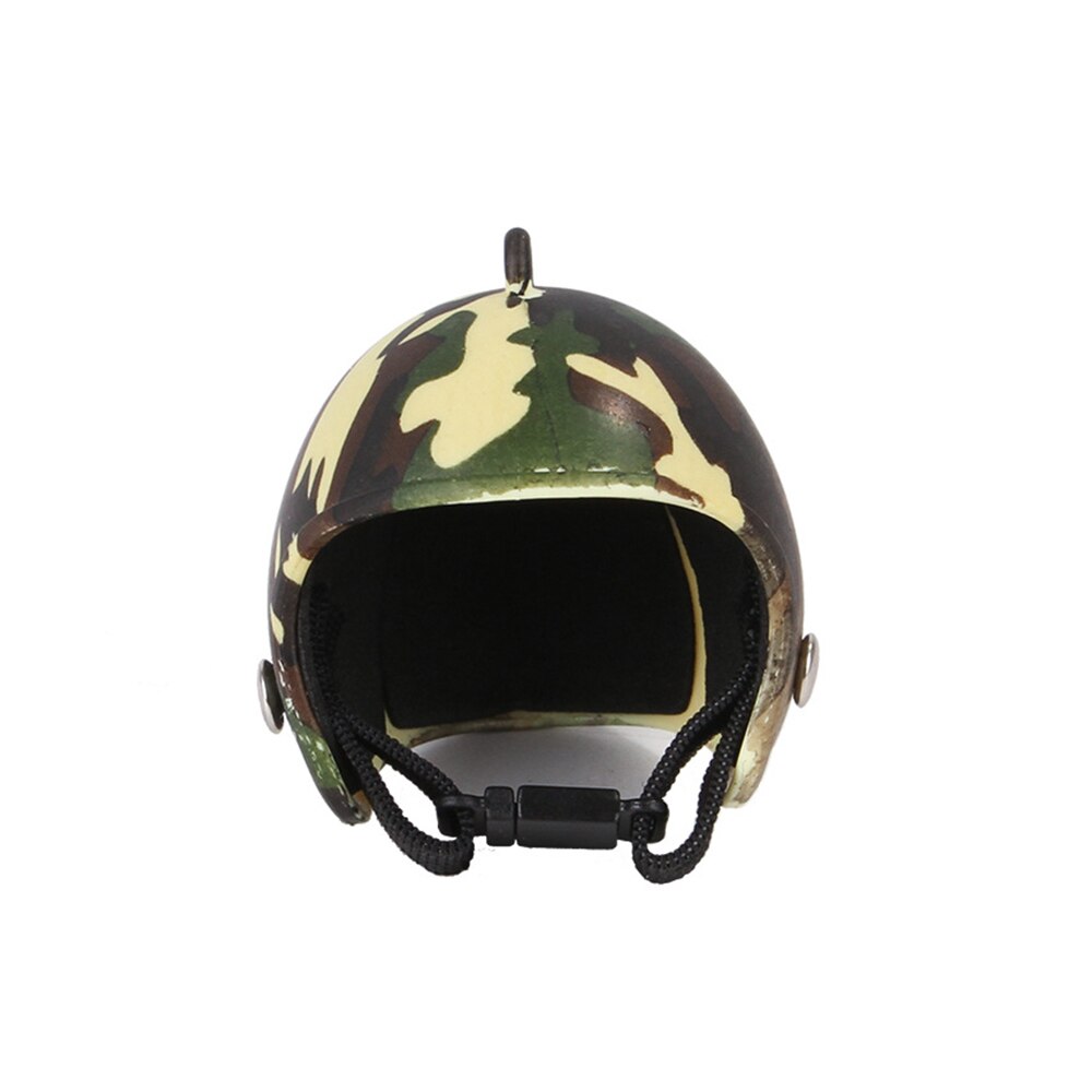 Chicken Helmet Protection Chicken Helmet Hen Hard Hat Bird Hat Headgear Small Pet Hard Hat Bird Duck Cap Protector: Camouflage