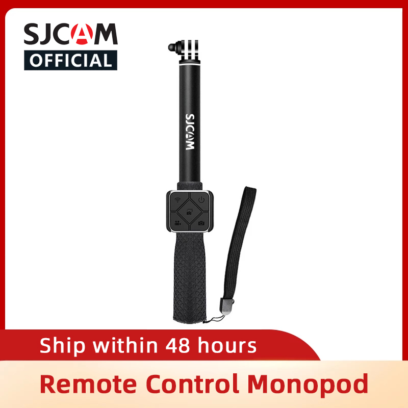 SJCAM Fernbedienung Selfie Stock Einbeinstativ Aluminium Für SJCAM M20 SJ6 SJ7 Stern SJ8Profi SJ8Plus SJ10 Profi SJ10X C200 Aktion kamera