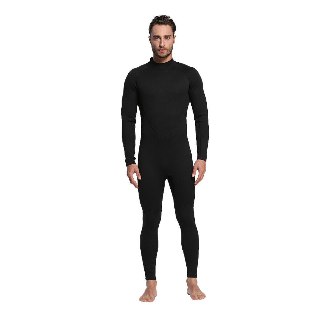 3MM Neoprene Diving Suit UPF 50+ Protection Full Body One Piece Long Sleeve Freediving Spearfishing Underwater Wetsuit: L