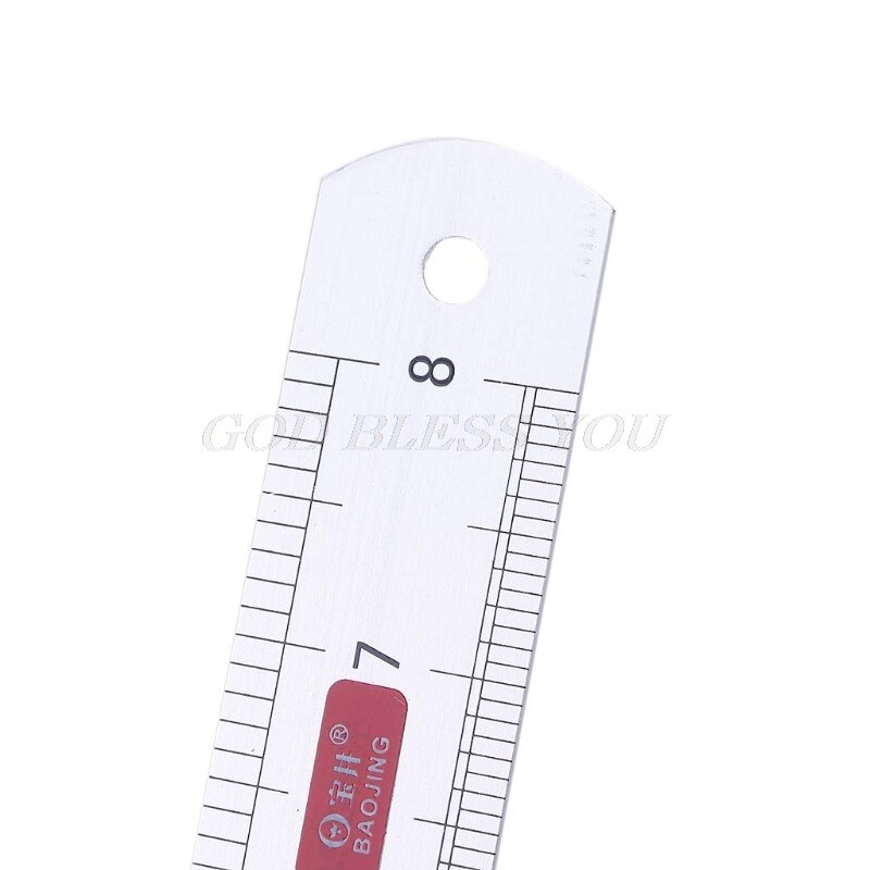 15/20/30Cm Straight Aluminium Ruler Meten Inch/Cm Naaien Craft Diy Thuis