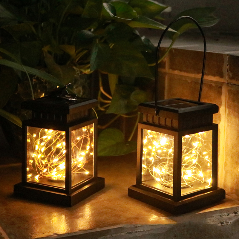 solar lights lantern solar yard decorations Solar Christmas decoration waterproof solar light garden outdoor hanging decor