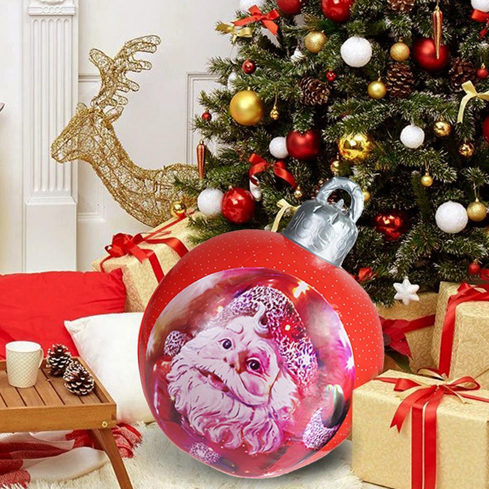 Trendy Balloon Ornamental Lightweight Birthday Balloon Santa Pattern Festival Balloon for Banquet Decorative Balloon