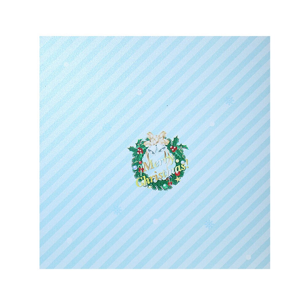 Color Print Three-Dimensional Christmas Tree 3D Greeting Card Christmas Three-Dimensional Handmade Card Year Blessing