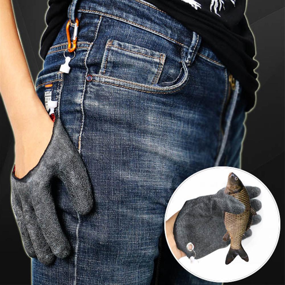 1Pcs Fishing Catching Gloves Protect Hand from Puncture Scrapes Fisherman Catch Fish and with Magnet Release