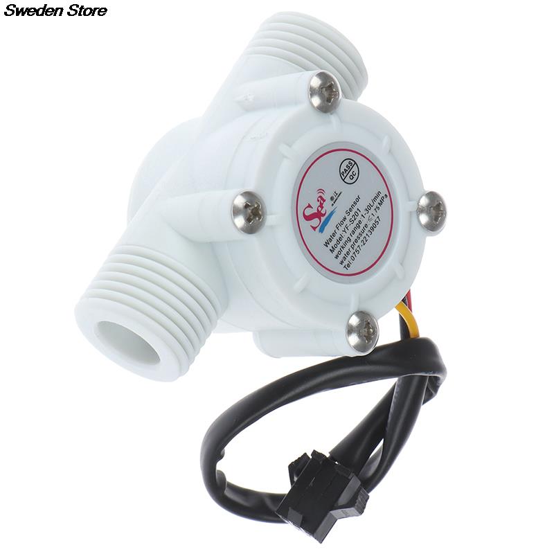 Meter Flowmeter Counter Sensor Control Effect Flowmeter Hall 1-30L/min For Arduino 1/2'' Water Flow Sensor Switch