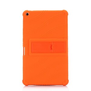 For Lenovo Tab 4 8 TB-8504X Case Shockproof Silicone Kickstand Back Cover for Lenovo TAB4 8 TB-8504 TB-8504F TB-8504N Kids Case: Orange