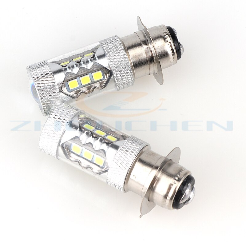 Ampoules de phares Super LED pour motos, 80W, pour YAMAHA ATV YFM350, Raptor Blaster 400, Banshee 450, 660, 700, 200, 350, 2 pièces