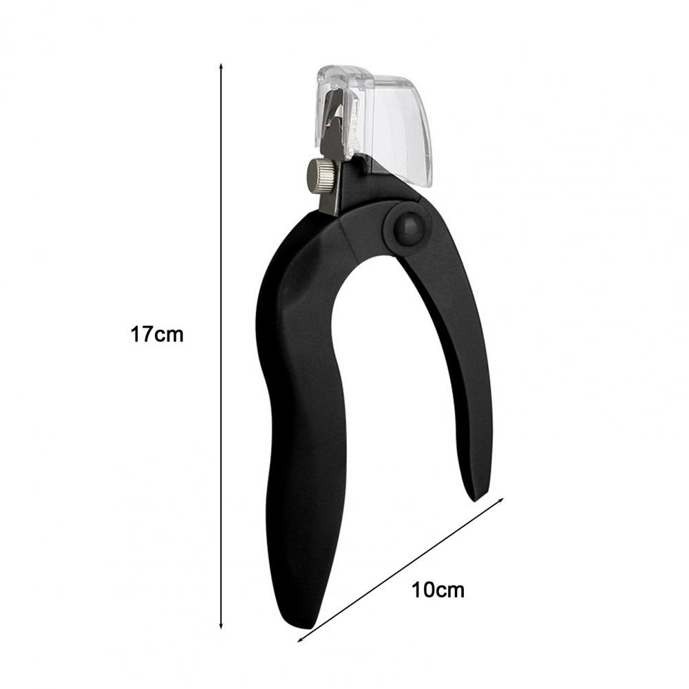Nail Edge Cutter U-Shape Multipurpose Stainless Steel Manicure Tips Nail Dial Clipper for Beauty