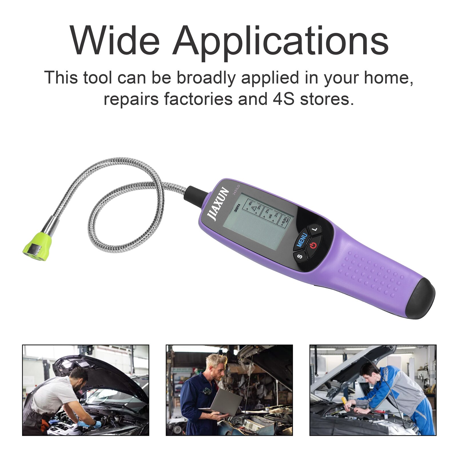 Brake Fluid Tester Large Display Automotive Brake Fluid Testing Tool Brake Fluid Inspection Tester Auto Repairs Shop Vehicle