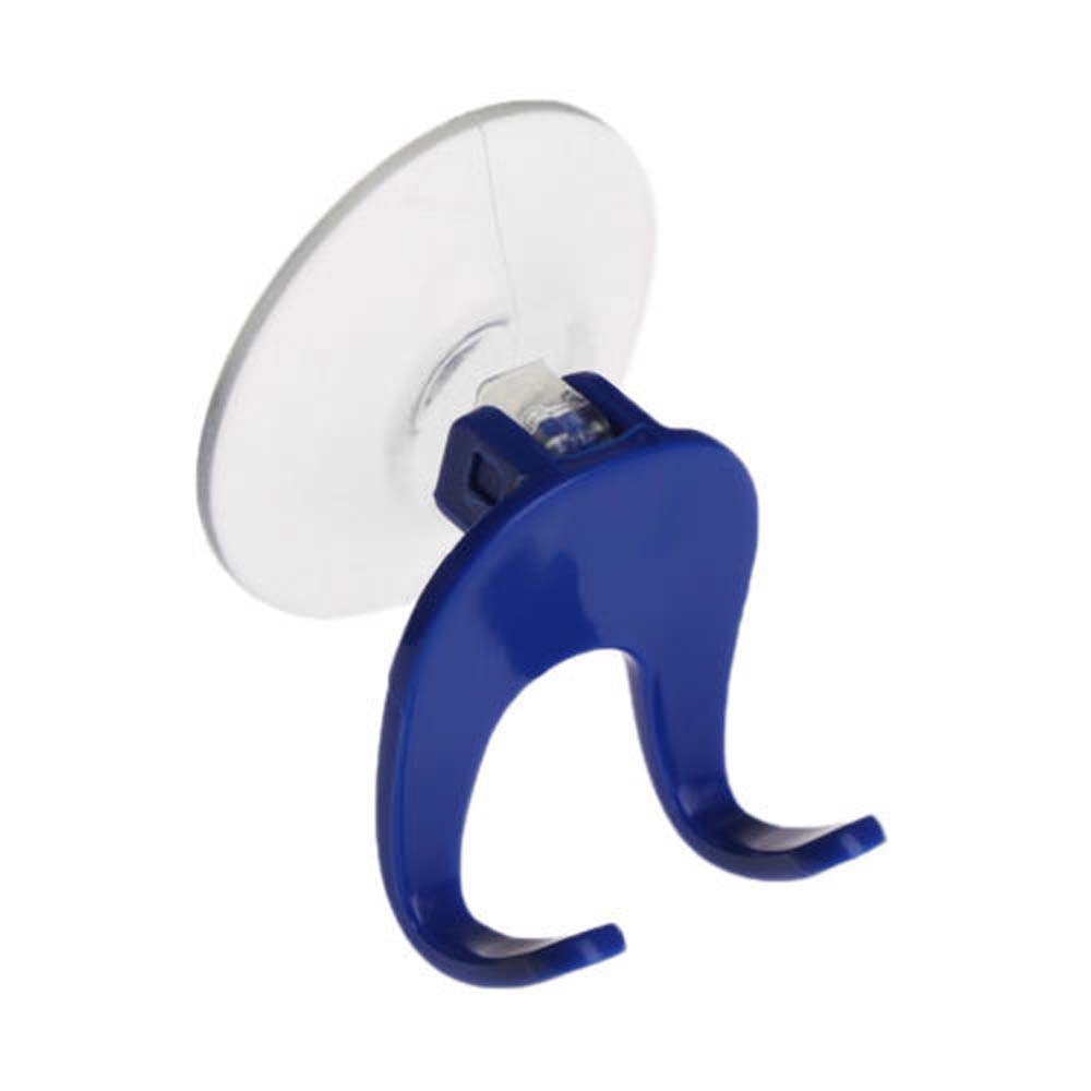Ventosa para rastrillo de afeitar de plástico transparente para baño, soporte para maquinilla de afeitar con ventosa, bastidores de almacenamiento para pared del hogar, 1 unidad