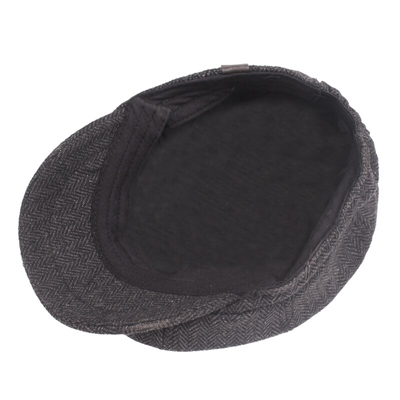 Unisex Newsboy gorras calientes Tweed Octagonal sombrero para hombre Otoño Invierno boinas para mujeres gorras de Detective gorras planas Retro Chapeau