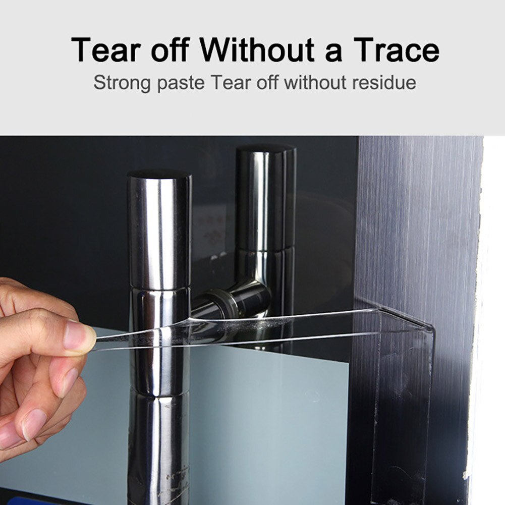 Adhesive Tape Double Side Tape For Walls Heavy Duty Traceless Removable Washable Gel Grip Transparent Clear Tape