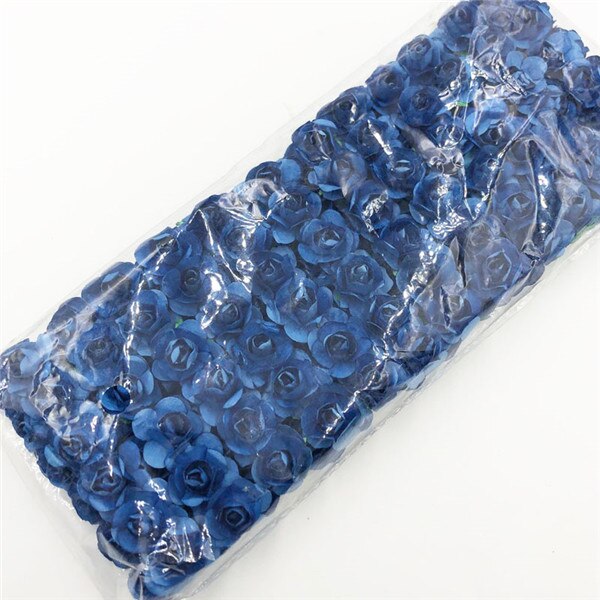 144 pieces 2 cm Mini foam Rose Artificial flower bouquet wedding decoration DIY: Color 5