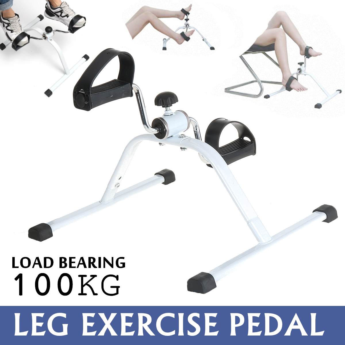 Indoor Fitness Fiets Gym Workout Been Trainer Anti-Slip Pedaal Fiets Been Revalidatie Oefening Gereedschap Fiets Trainer