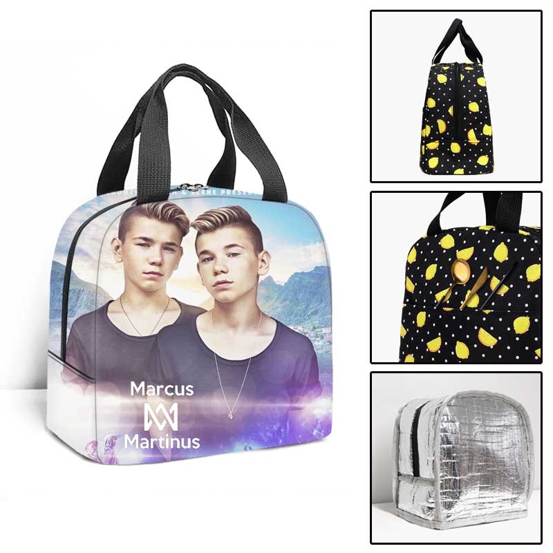 Camouflage Lunchbag – Isolierte Kühltasche – 29,5x18,8x24,1 Cm – Mit Außentasche – Für Schule & Arbeit