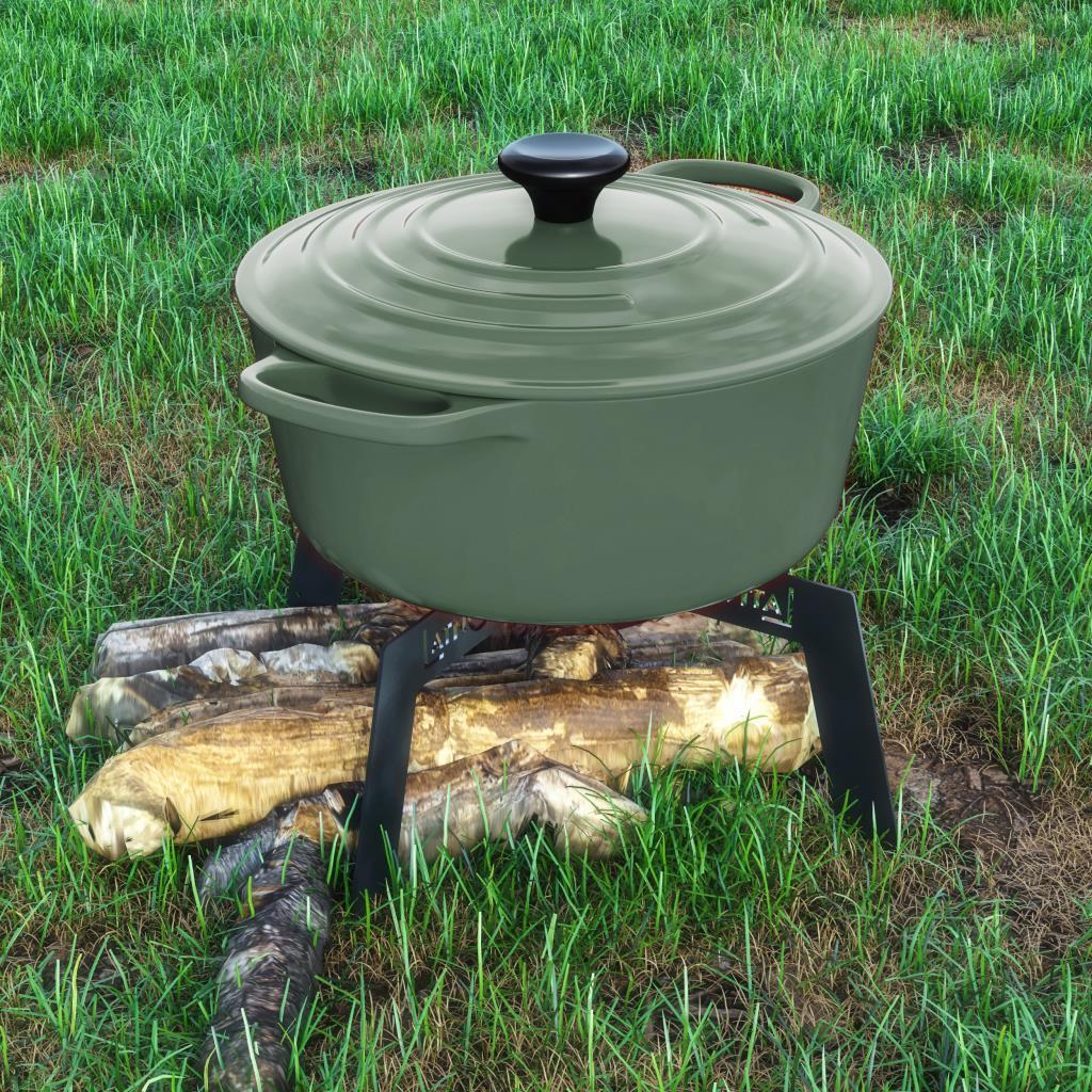 23 Cm Latnox Ox + Camping Kachel Praktische Metalen Fire Top Camping Grill