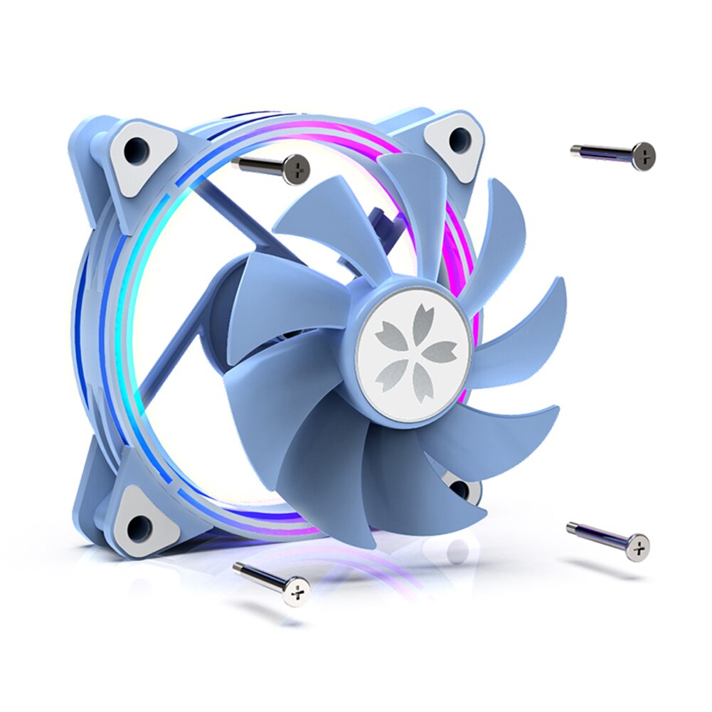 Yeston ZEAGINAL 12cm PC Case Cooling Fan Hydraulic 4Pin PWM 1800RPM CPU Cooler ARGB LED Cooler Computer Case Heatsink Radiator