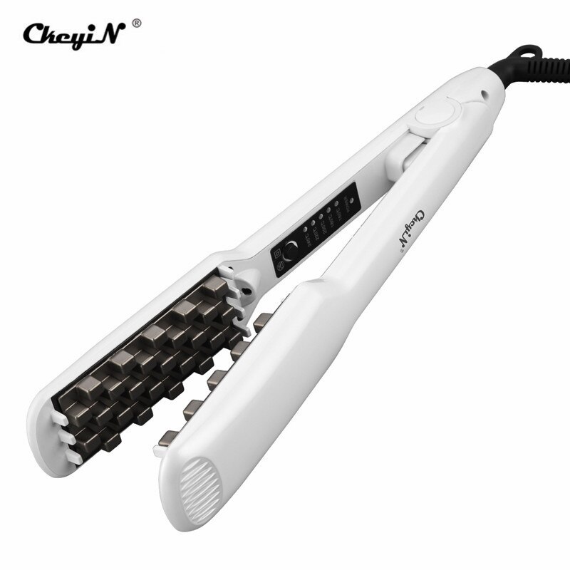 CkeyiN-Rizador de pelo esponjoso, plancha voluminizadora, rizador de pelo con ondas pequeñas, herramientas de estilismo para el cabello