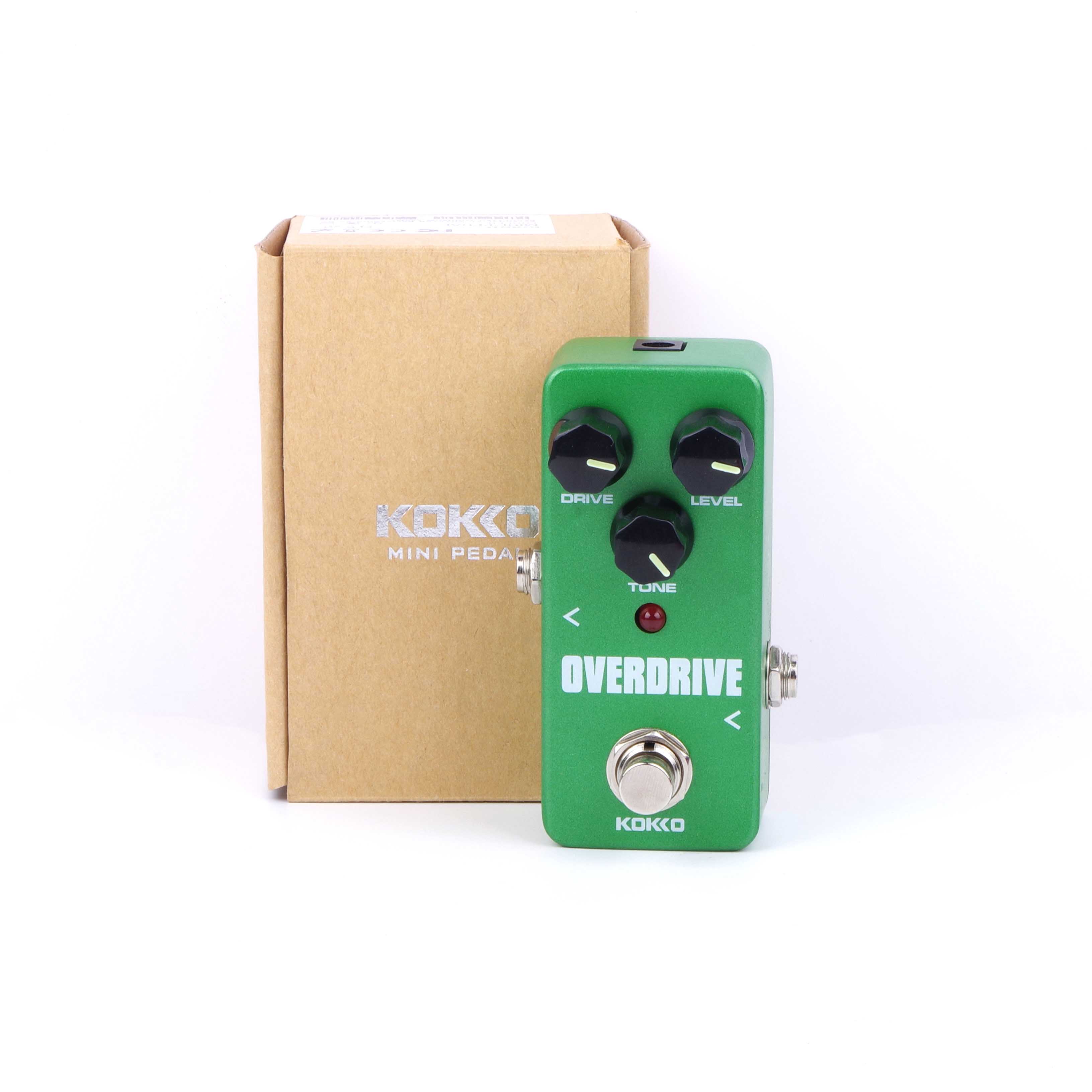 KOKKO Guitar Effects Pedal Chorus Compressor Overdrive Distortion Booster Vibe Vibrato Loop Reverb Phaser Tuner Guitar Pedal: KOKKO-Overdrive