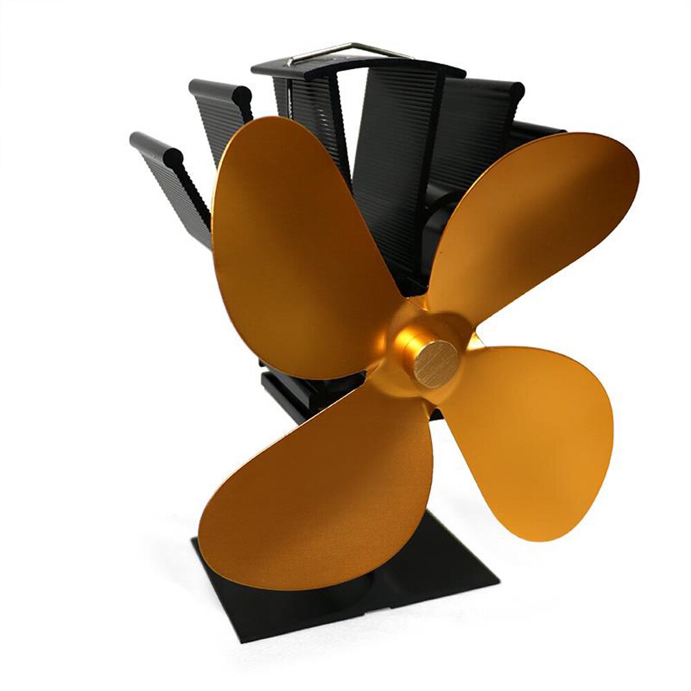 4-- bladige kachels met warmte-aangedreven ventilator, open haard, houtkachel, efficiënte warmteverdeling, ventilator, 8 kleuren optioneel