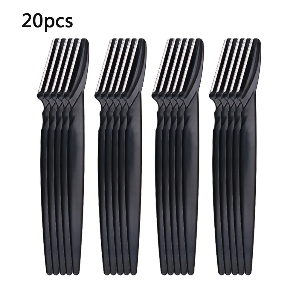 Scheerapparaat Messen Make-Up Epileren Ontharing Cutter Gereedschap Wenkbrauw Trimmer Messen Draagbare Gezicht Scheermes Haar Remover Eye Brow: Koper