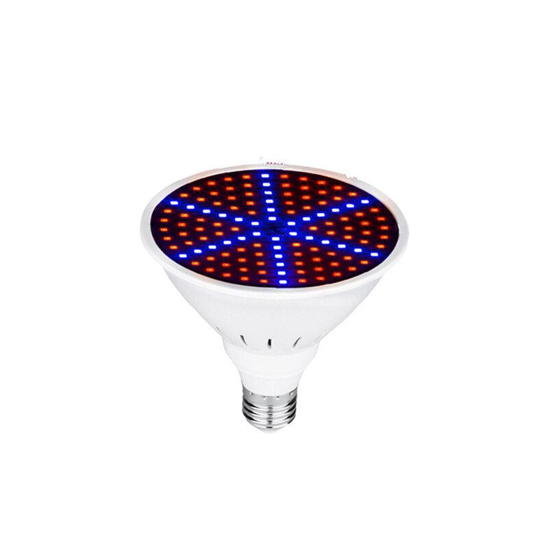 Luz Led para cultivo de plantas led de plástico para plantas, 200 cuentas, foco para plantas, Bombilla para interior, luz de relleno suculenta