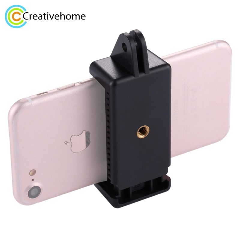 PULUZ Selfie Stick Adapter Quick Release Clip For GoPro HERO5 Session Accessories Tripod Mount Phone Clamp 1/4 inch Screw Hole