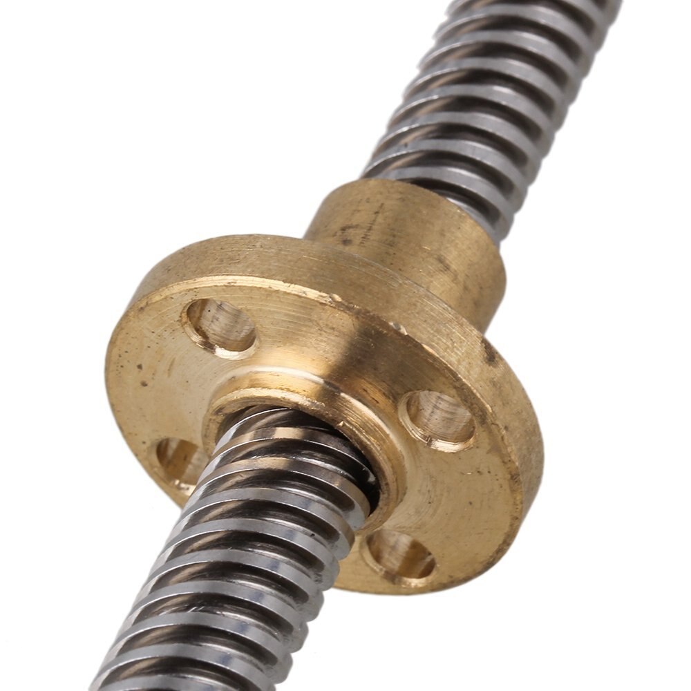 500mm Horizontal Optical Axis & 8mm Lead Screw Dual Rail Shaft Support Pillow Block Bearings & Flexible Shaft Coupling Set of 15