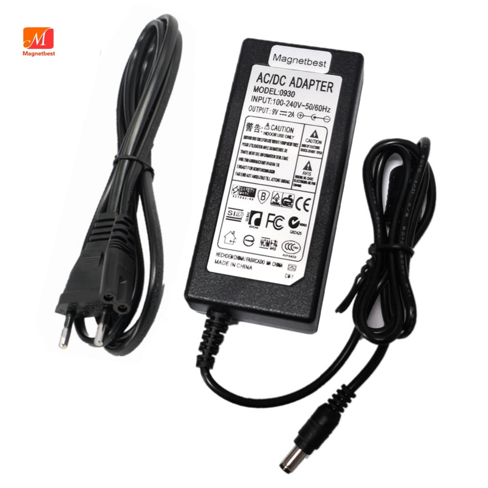 9V 2A Vervanging Ac Dc Adapter Oplader Voor Roland PSB-1U Drum Piano Keyboard Adapter Po Voeding Met Ac kabel