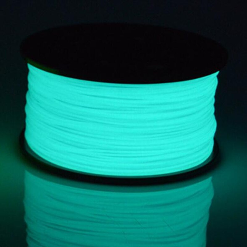 Filamento da impressora do pla 3d 1.75mm 1kg noctiucent material de impressão luminosa cor luminescente incandescência no escuro melhores vendedores