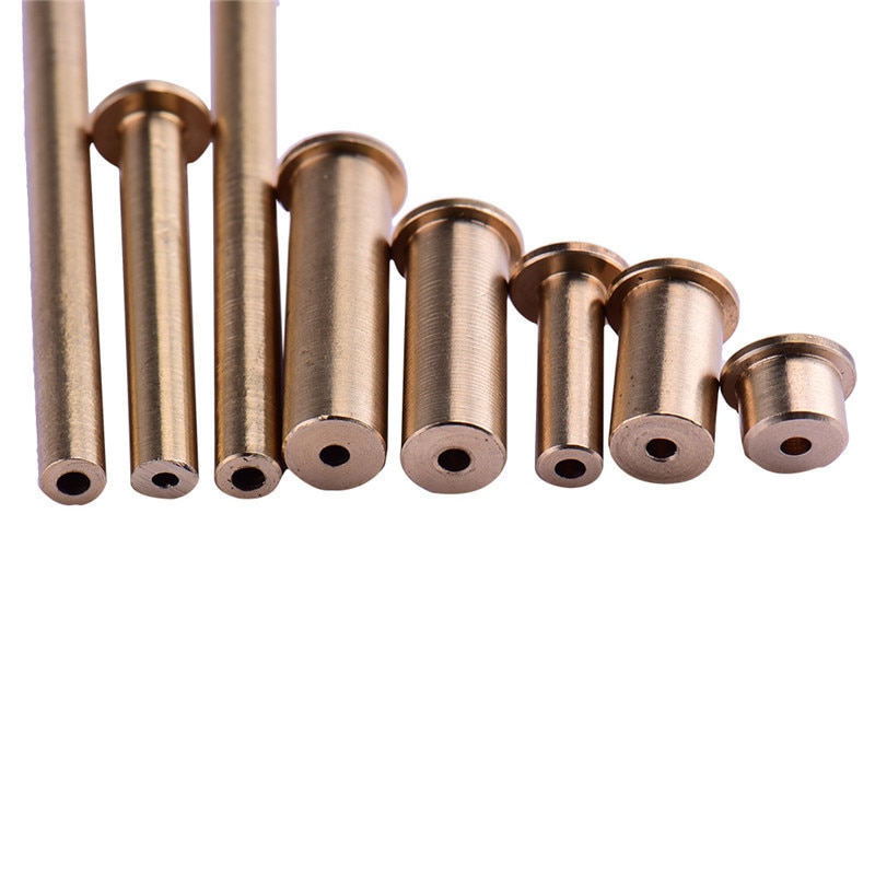 8Pcs/ Set Copper Nail Brass Plug Golf Weight Weights For .335 .355 .370 Tip Steel Shaft 2g 4g 6g 8g Club Head Kits