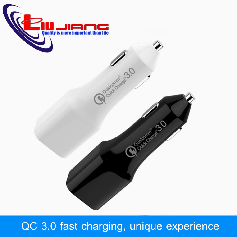 Qc 3.0 Autolader Dual Usb-poorten Snel Opladen Universele Autolader Voor Xiaomi Voor Samsung Voor Iphone Etc