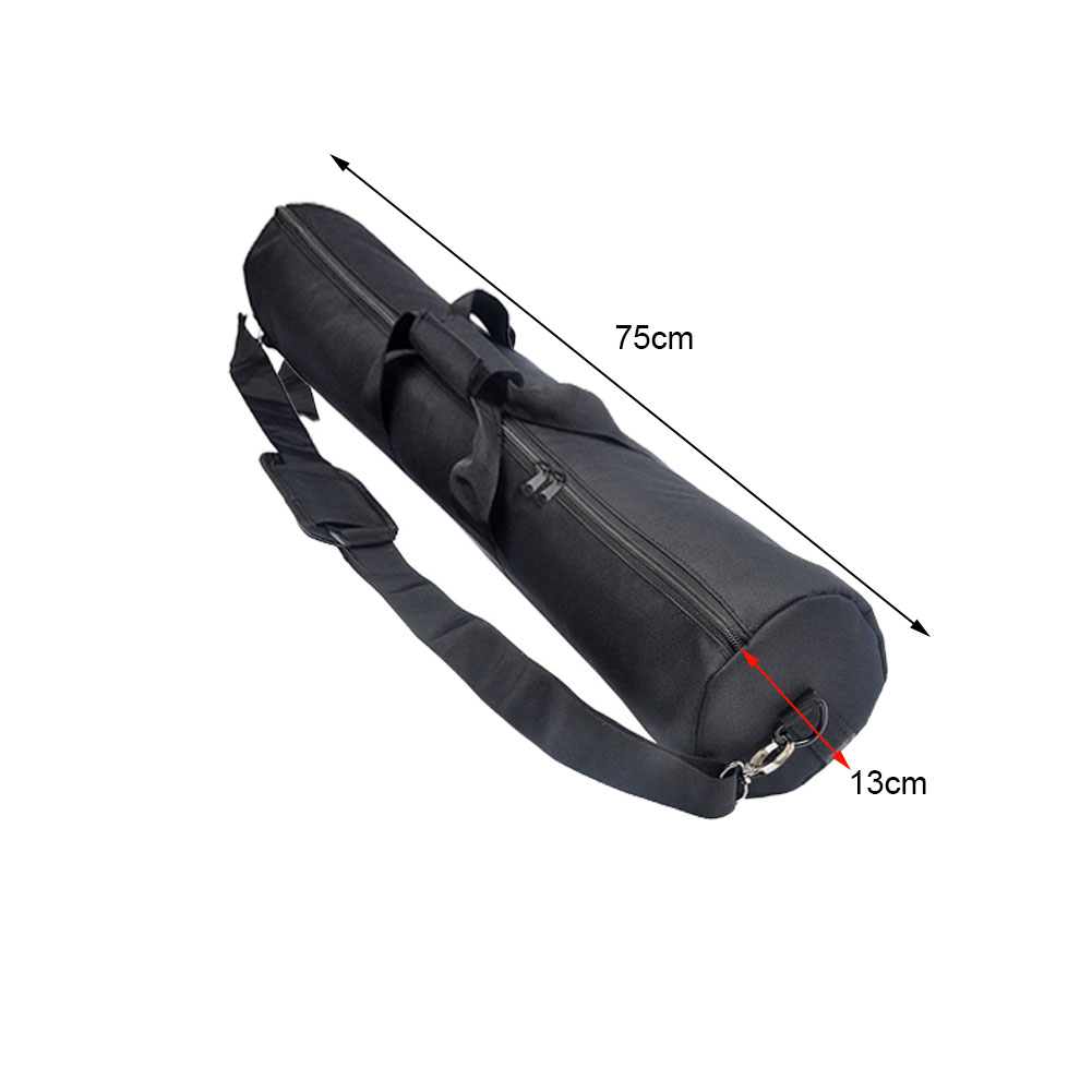 Trípode de tela Oxford impermeable para viaje, bolsa de almacenamiento portátil para micrófono, altavoces, soporte de iluminación, 60-120cm: Caqui oscuro