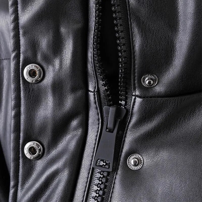 Femmes PU cuir veste bouffante épais manteaux fermeture éclair gilet vestes surdimensionné coton bulle vêtements femme Za
