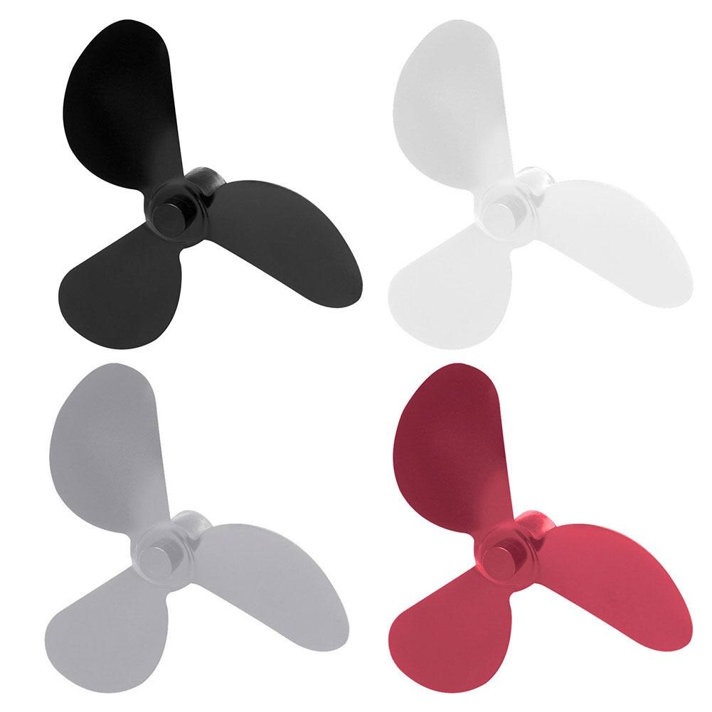 Aluminum Heat Powered Stove Fan 3 Blades for Fireplace Efficient Heat Distribution Log Burning Fireplace Parts Accessories