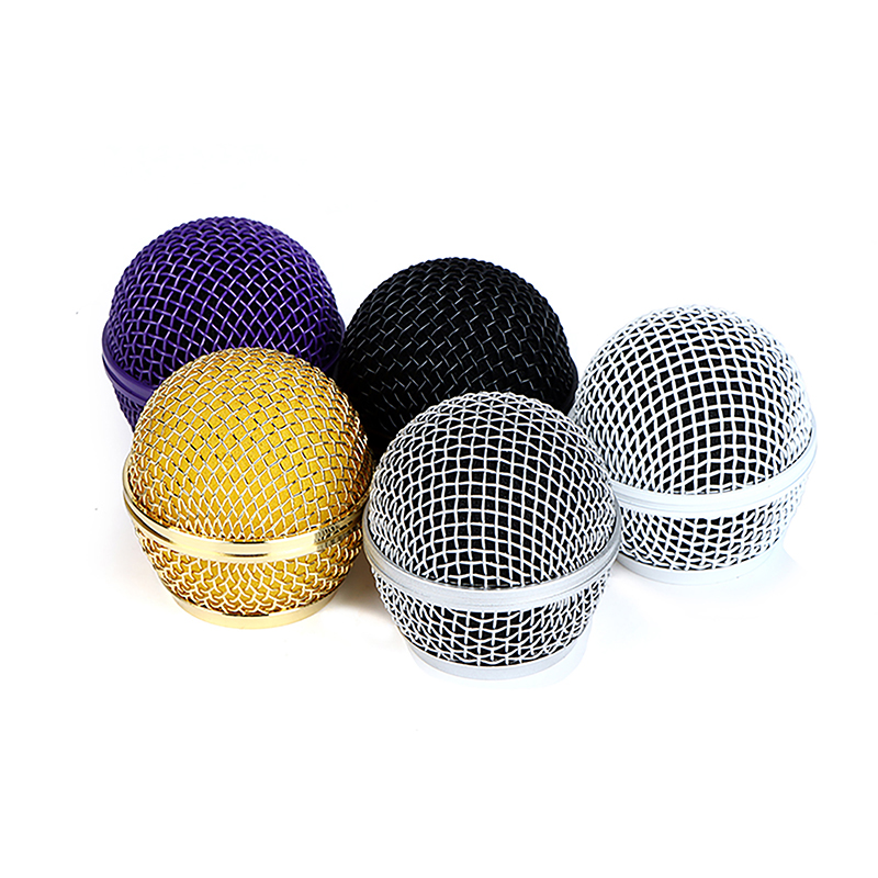 1 Stück für Shure sm58 Funk mikrofon Ersatz Metall mikrofon Kühlergrill ersetzt Beruf elle Party Mikrofon Kopfteil