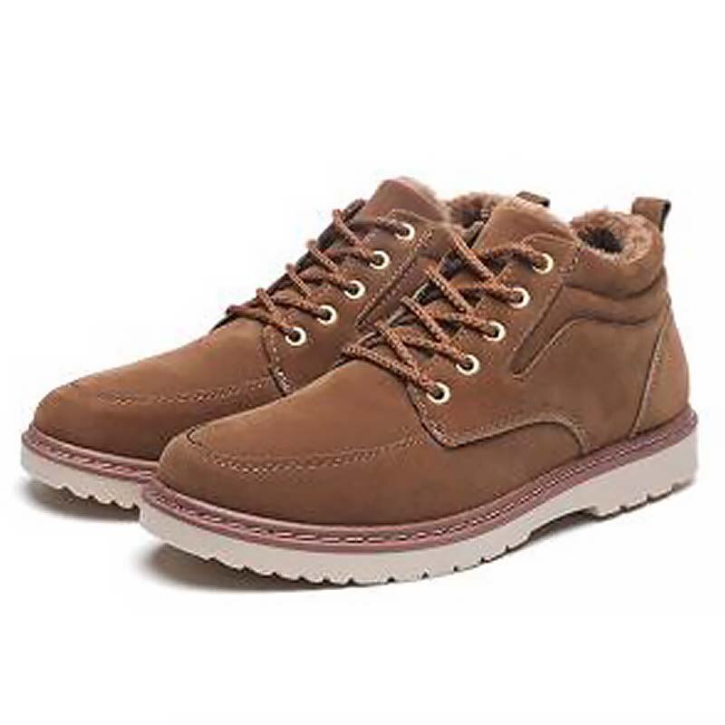 Männer Stiefel Arbeit Sicherheit Männlichen Stiefeletten ErhöHenne Turnschuhe Männer lässig Schuhe Plattform Stiefel Zapatos De hombre: Kamel / 39