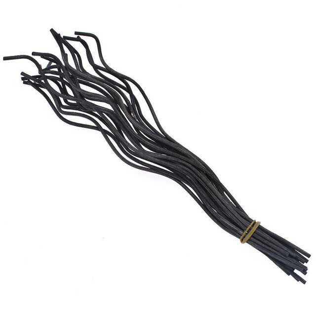 20Pcs Diffuser Stick Long Wavy Rattan Reed Fragrance Diffuser Replacement Refill Air Freshener Stick Accessory home fragrance: black