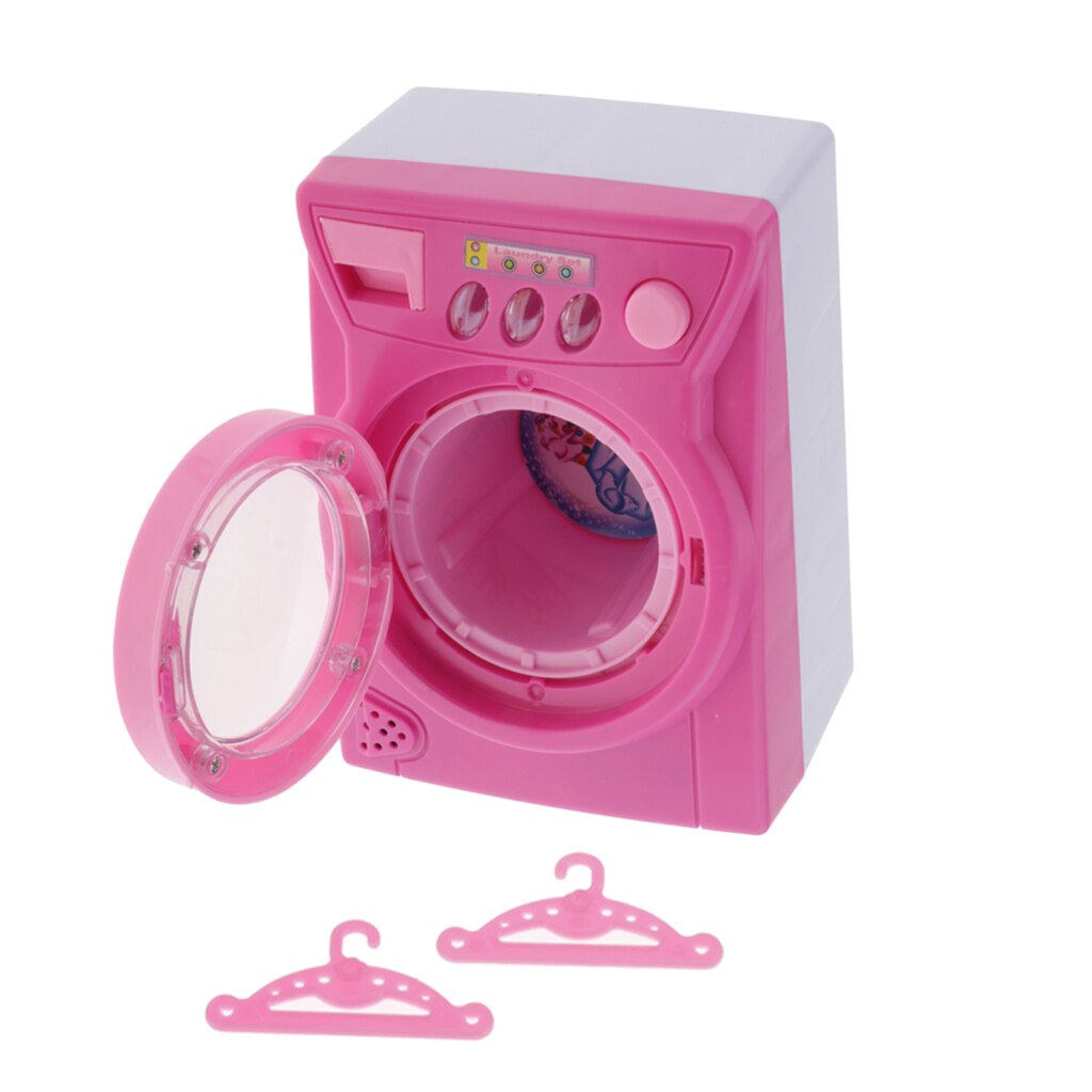 Washing Machine Plastic Toddlers Pretend Play Set Educational for Kids