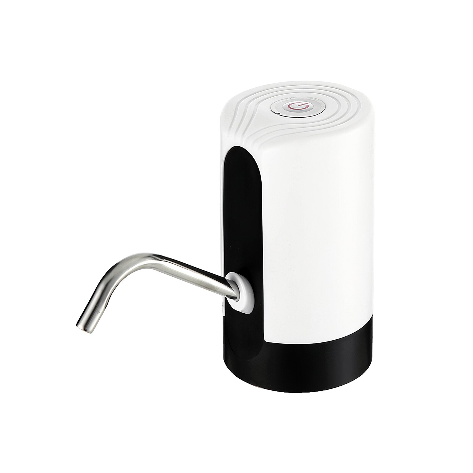 Water Fles Pomp Usb Opladen Automatische Drinkwater Pomp Draagbare Elektrische Water Dispenser Schakelaar Voor Water Pompen Apparaat: White