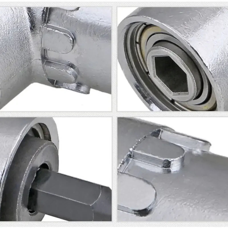 Adjustable 105 Degree Right Angle Driver Screwdriver Hand Tools Set 1/4 Hex Shank For Power Drill Screwdriver Bits Tools