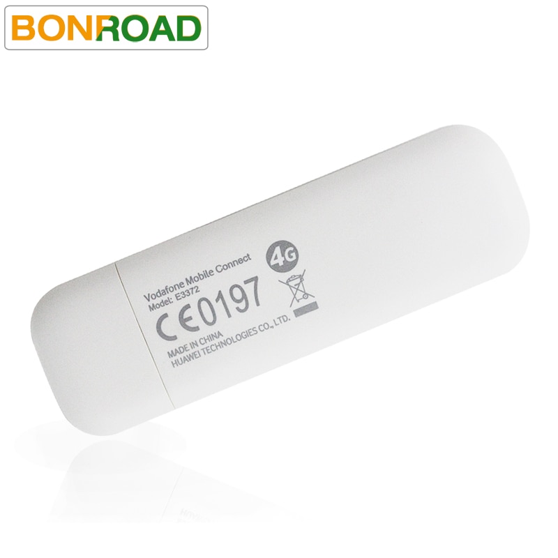 Orijinal Kilidini 4G Dongle LTE USB Modem E3372 E3372h-607 150 Mbps Çift Anten Portu Destek Tüm Bant 4 GUSB sopa Datacard Mobil