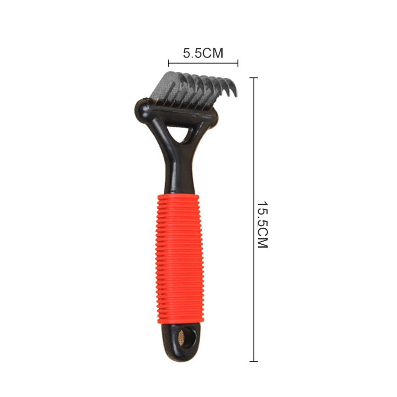 Huisdier Dematting Kam Professionele Grooming Tool Pet Rake voor Honden Katten Beste in Verwijderen van Ondervacht Matten Knopen en Verwarde haar