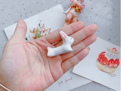 Japansk zakka fräsch stil pennhållare tecknad söt pennhållare liten kanin delfiner panda brevpapper: 1